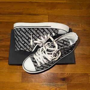 Vetements Monochrome Logo High-Tops